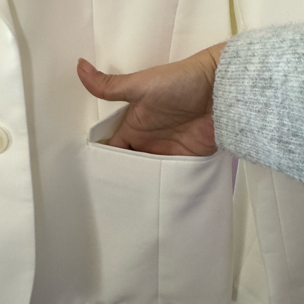 Jones Studio Separate White Two-Button Profession… - image 5